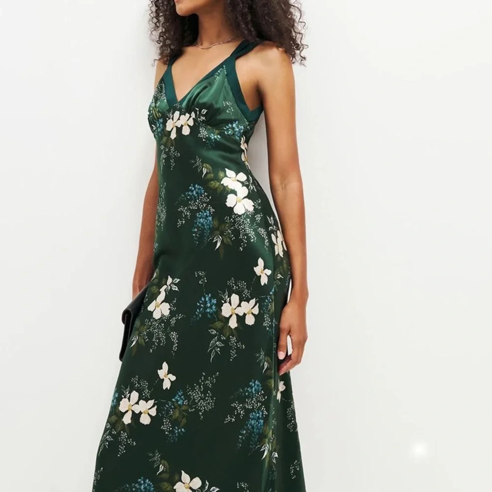 Reformation Neola floral-print silk dress, Brand new, never worn, never washed._3